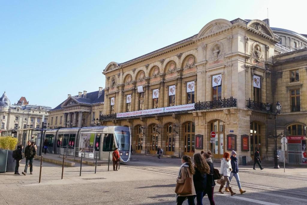 Charmant Studio Proche Gare Centre, Centre Ville Et Lycee Roosevelt Reims Bagian luar foto